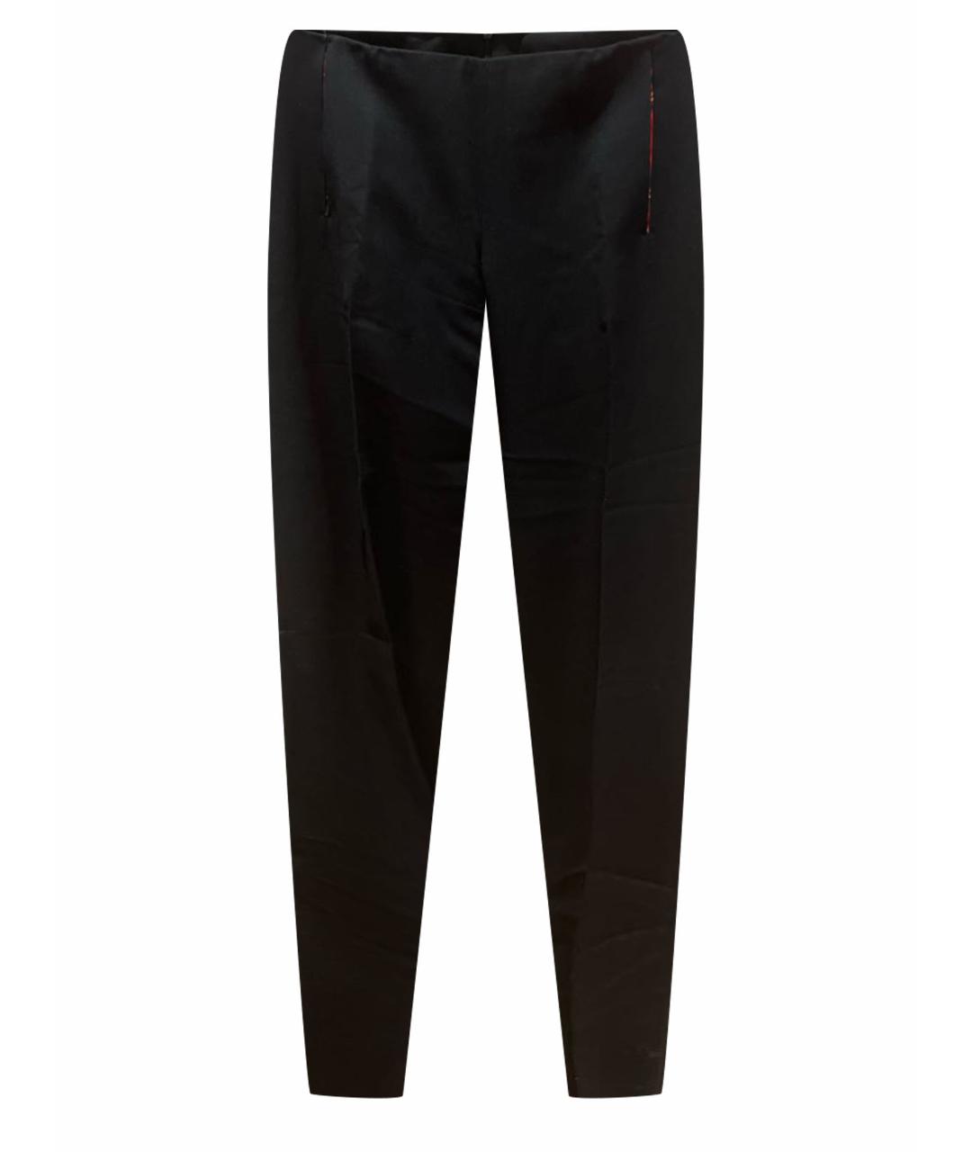 DSQUARED2 Черные шерстяные брюки узкие, фото 1