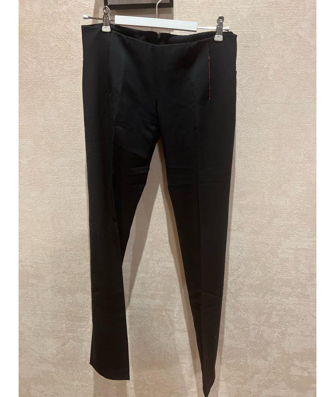 DSQUARED2 Черные шерстяные брюки узкие, фото 5