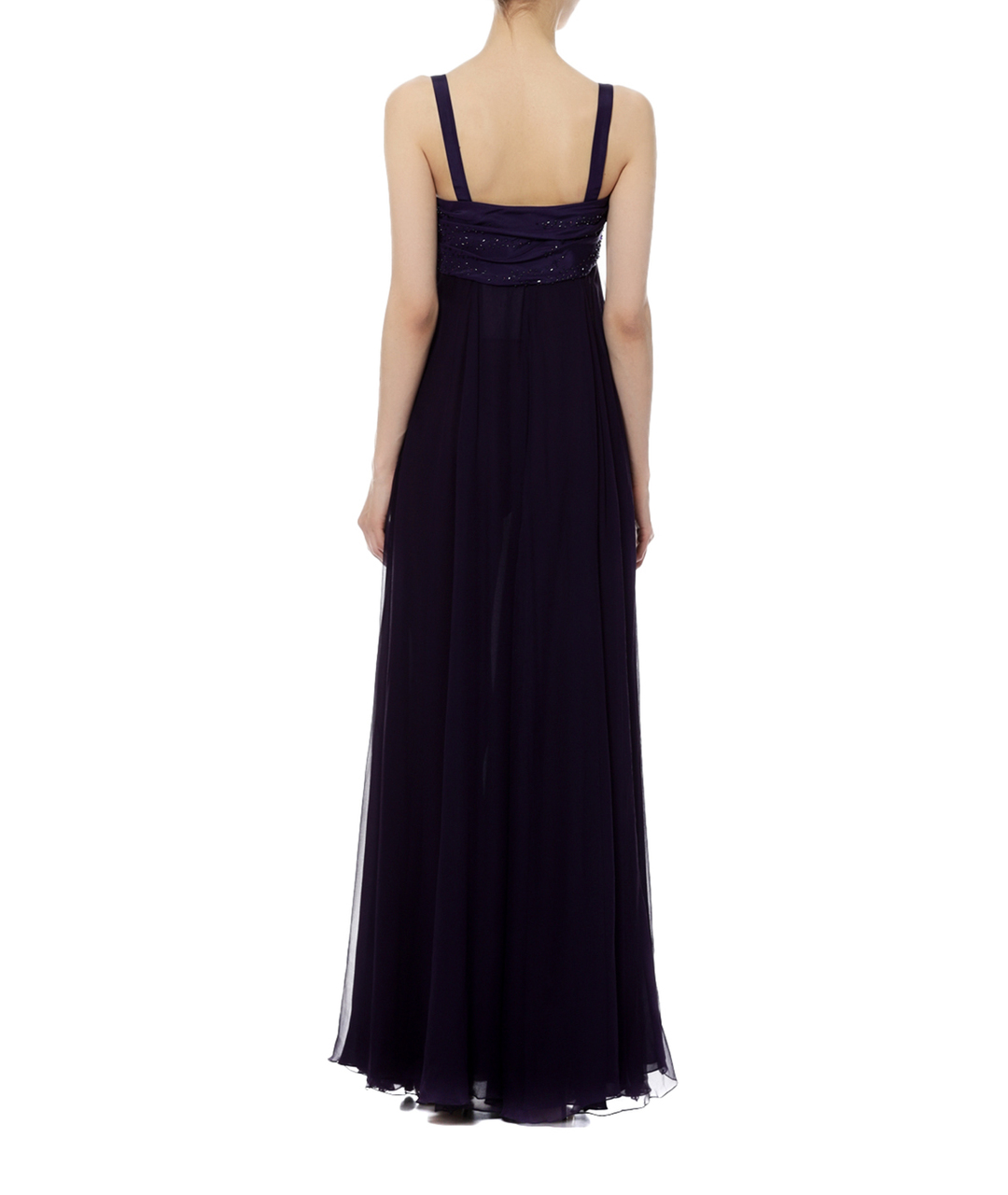 CHRISTIAN DIOR PRE-OWNED Фиолетовое шелковое вечернее платье, фото 2
