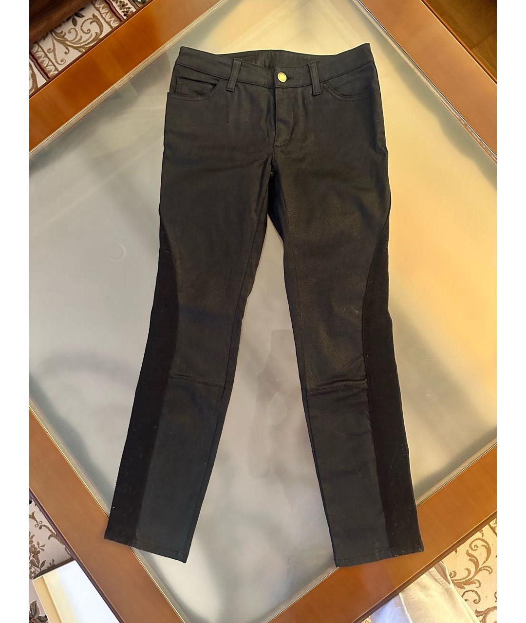 LOUIS VUITTON PRE-OWNED Черные брюки узкие, фото 2