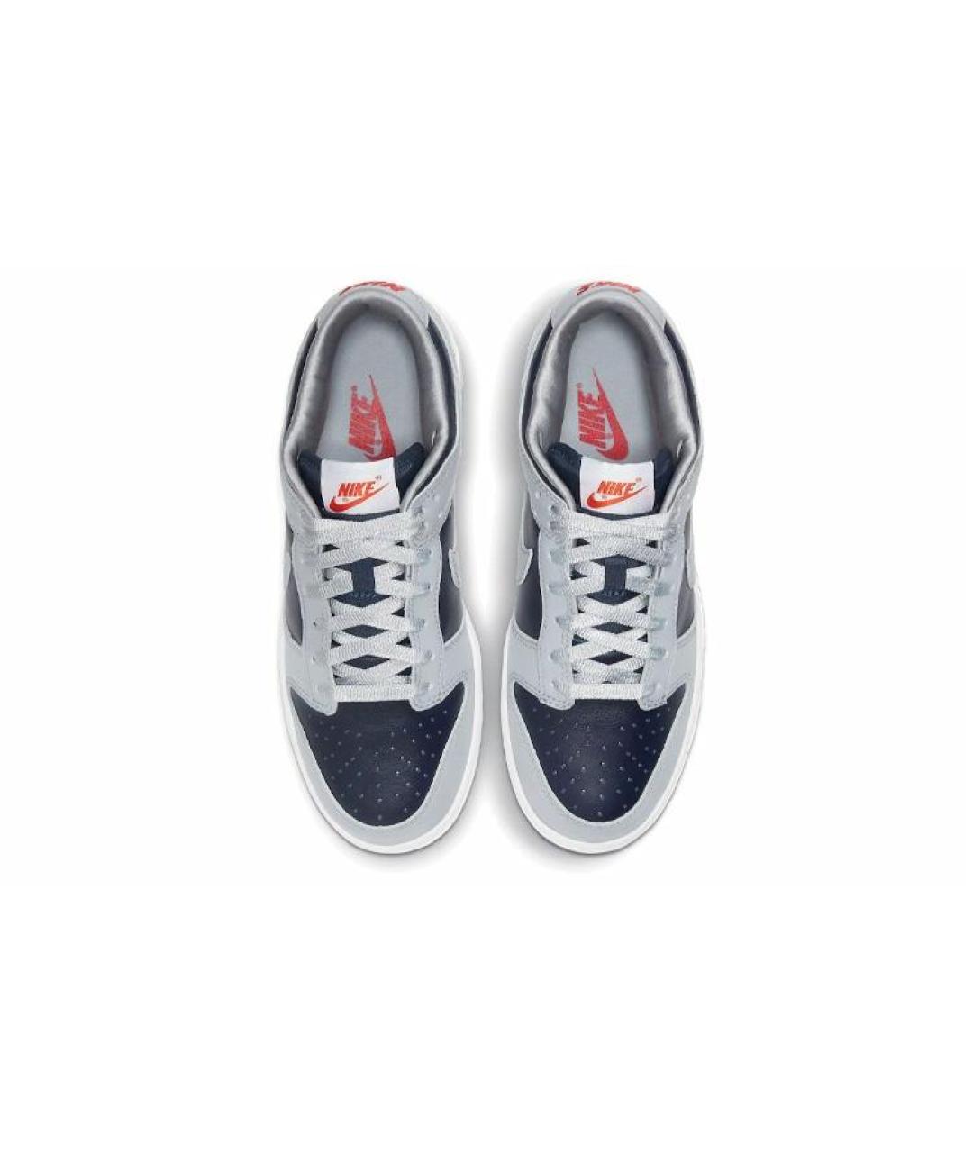 NIKE Серые кожаные кроссовки, фото 2