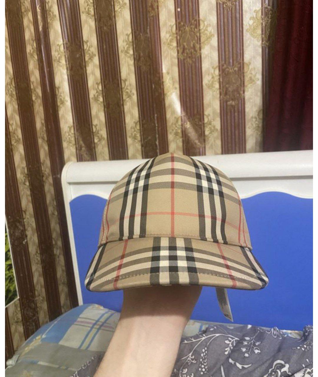 BURBERRY Мульти хлопковая кепка, фото 6