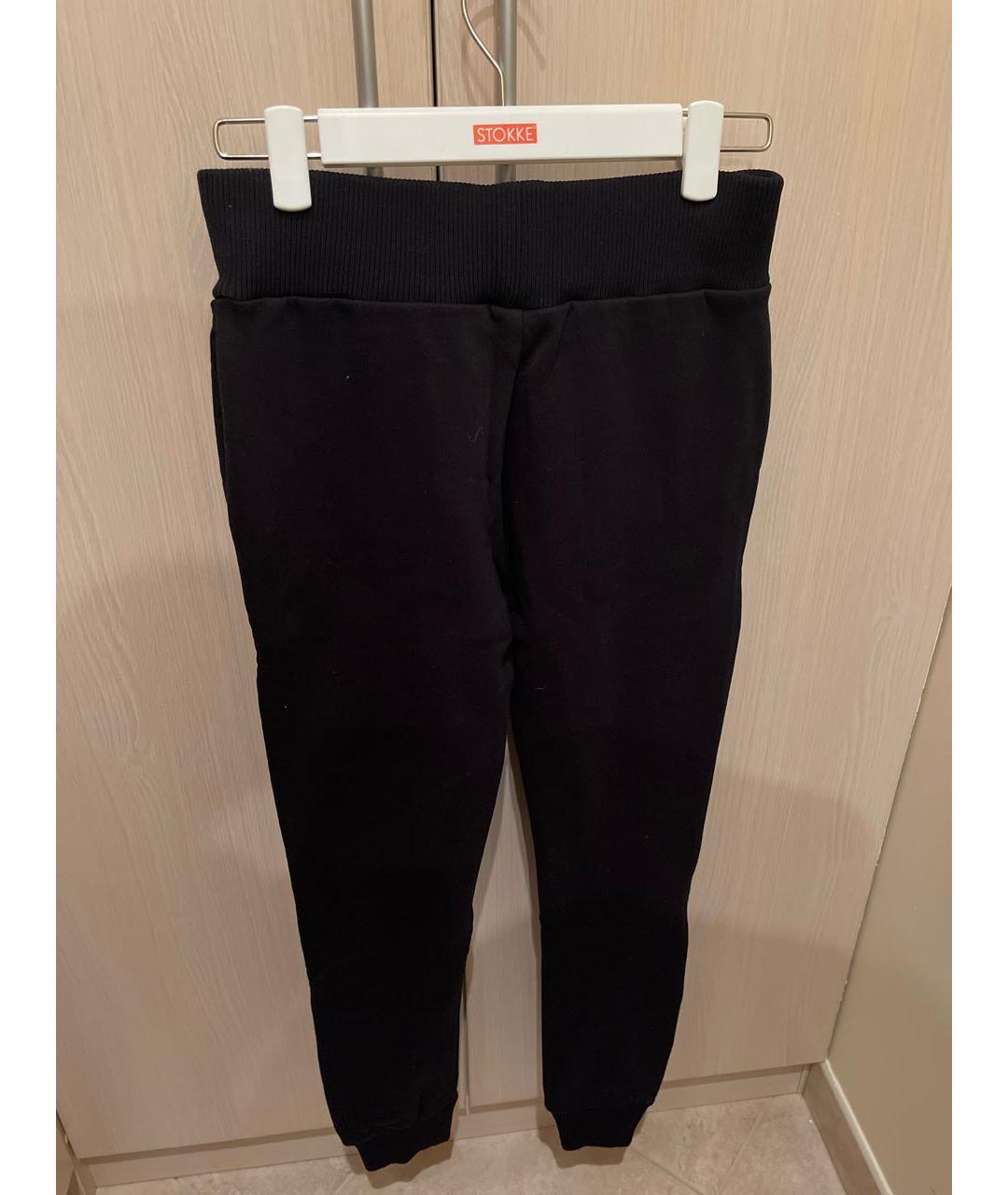 FENDI Черные хлопковые спортивные брюки и шорты, фото 3