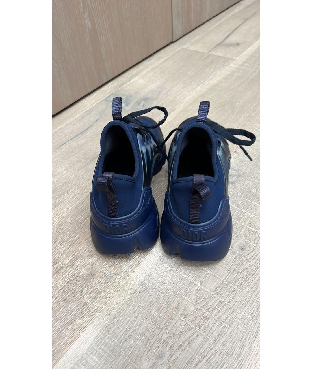 CHRISTIAN DIOR Синие резиновые кроссовки, фото 3