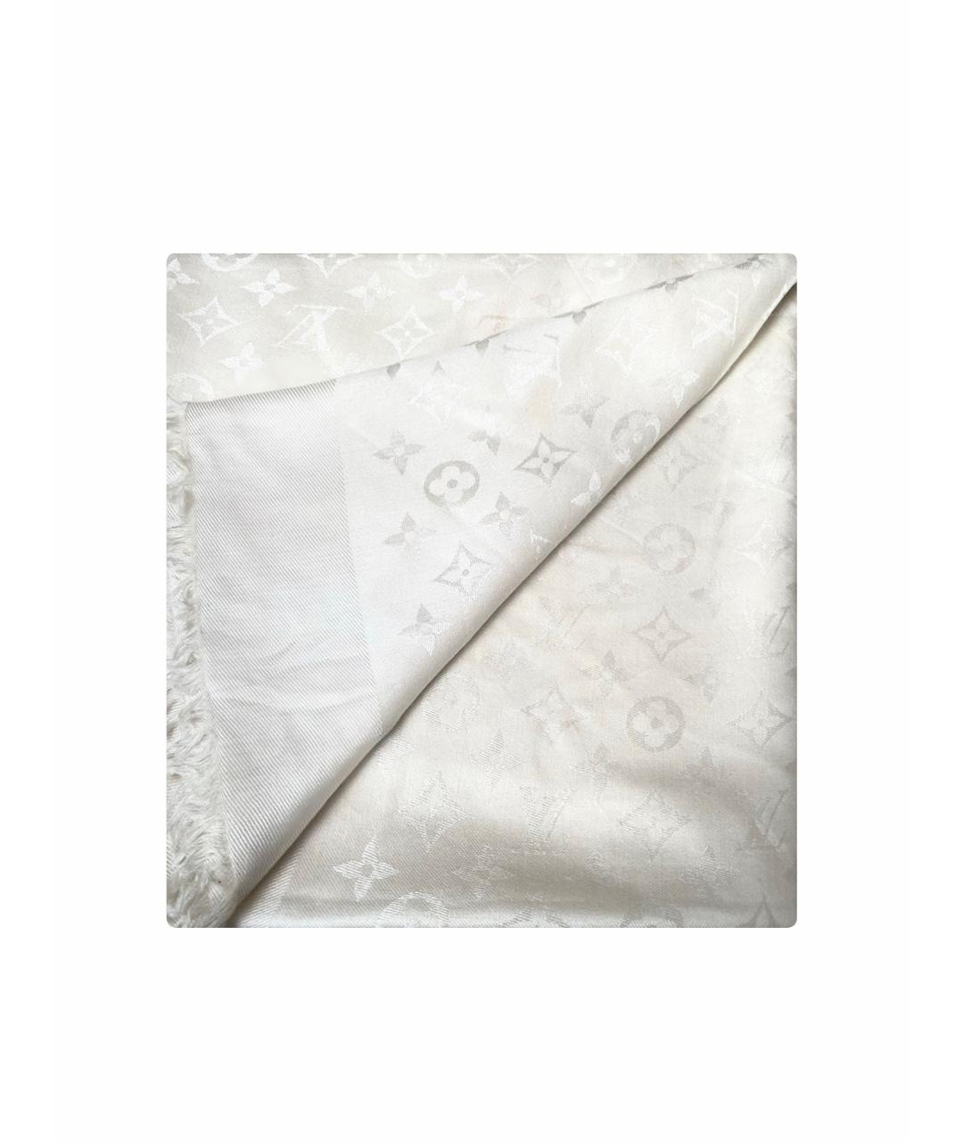 LOUIS VUITTON Белый платок, фото 1
