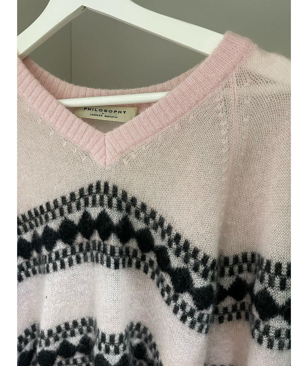 PHILOSOPHY DI LORENZO SERAFINI Розовый джемпер / свитер, фото 5