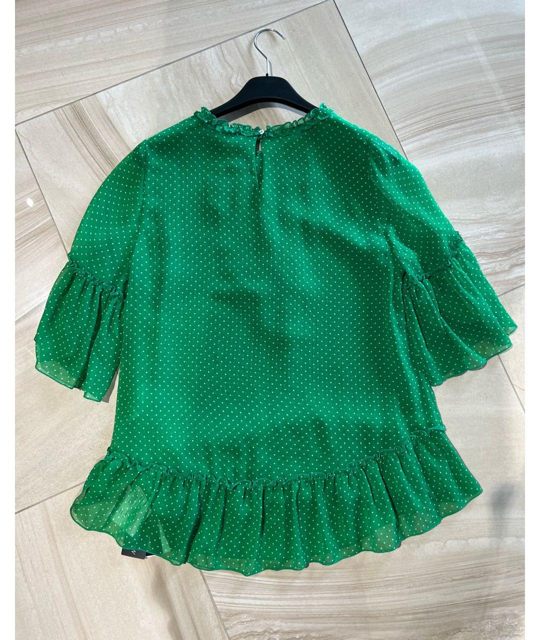 MARC CAIN Зеленая полиэстеровая блузы, фото 2