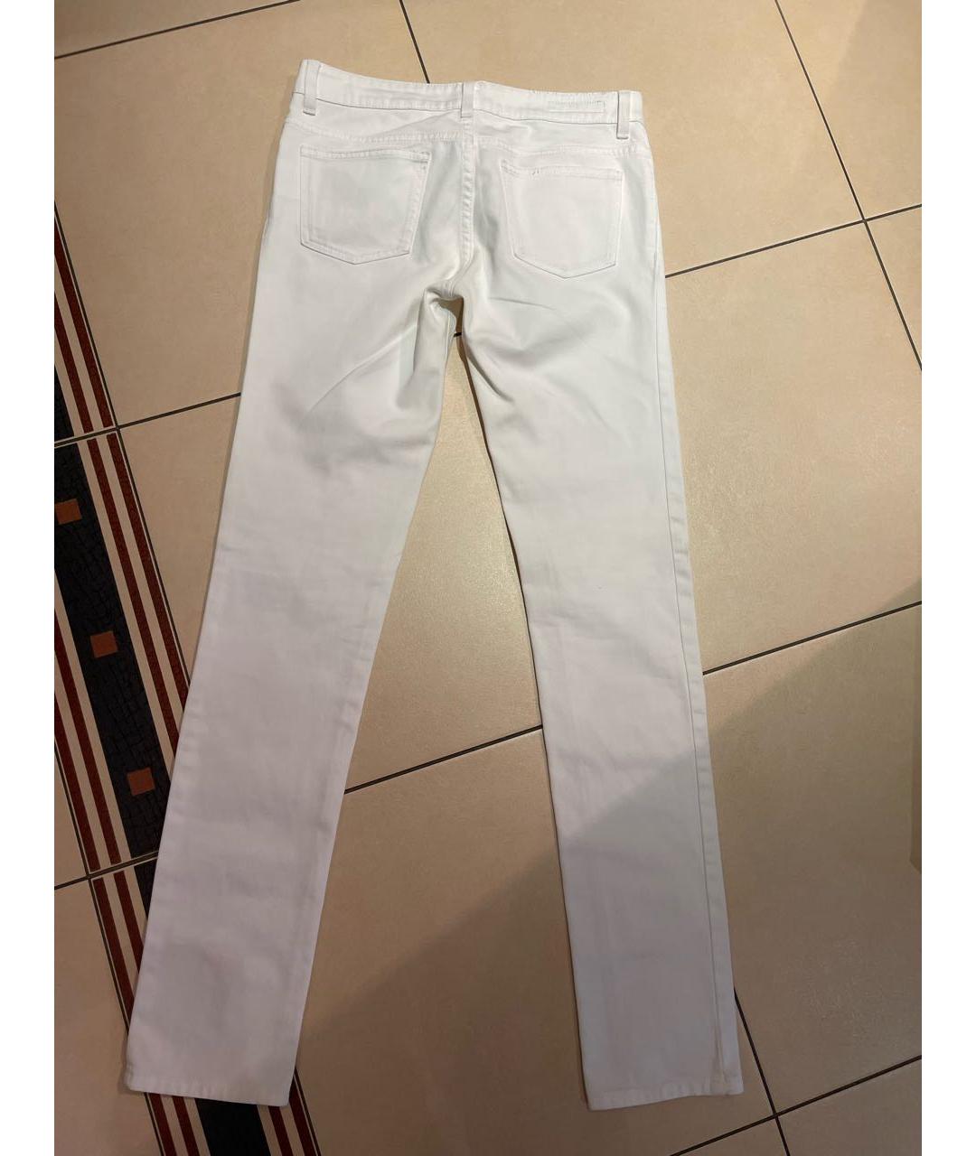 GUCCI Белые хлопковые джинсы слим, фото 2