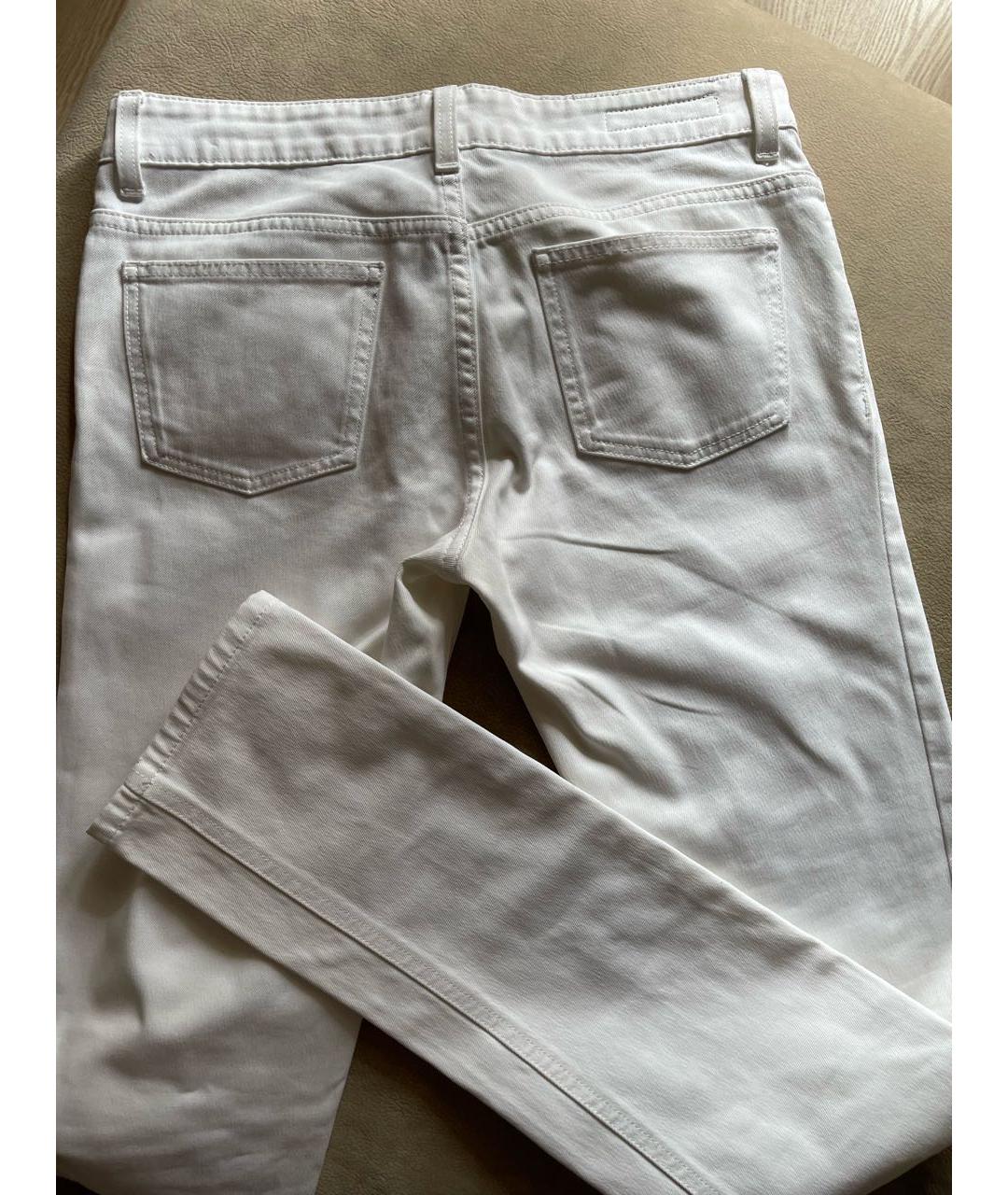 GUCCI Белые хлопковые джинсы слим, фото 7