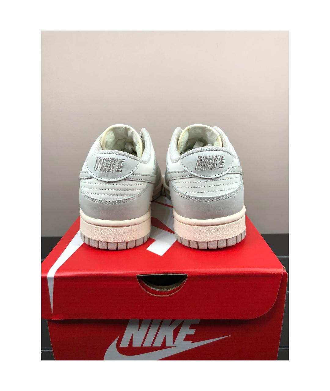 NIKE Серые кожаные кроссовки, фото 4