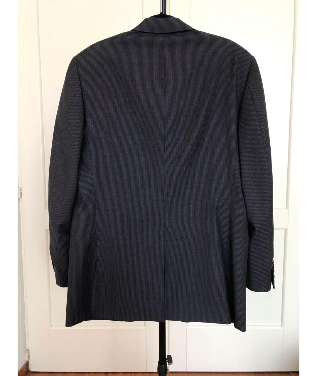 ALEXANDER MCQUEEN Серый шерстяной пиджак, фото 2