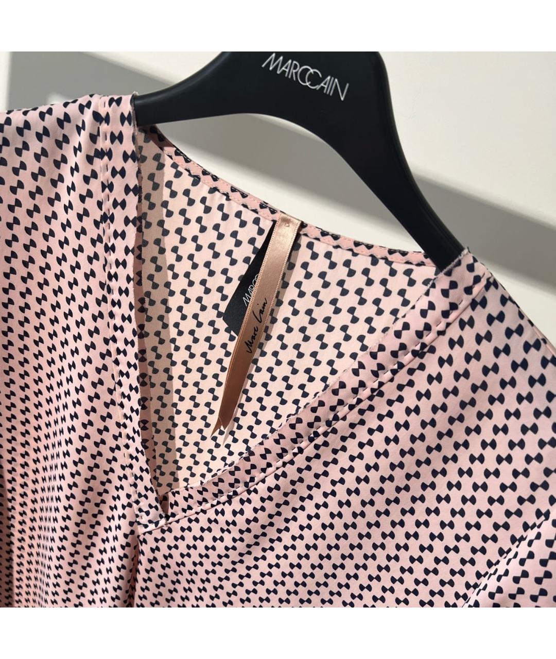 MARC CAIN Розовая полиэстеровая блузы, фото 4