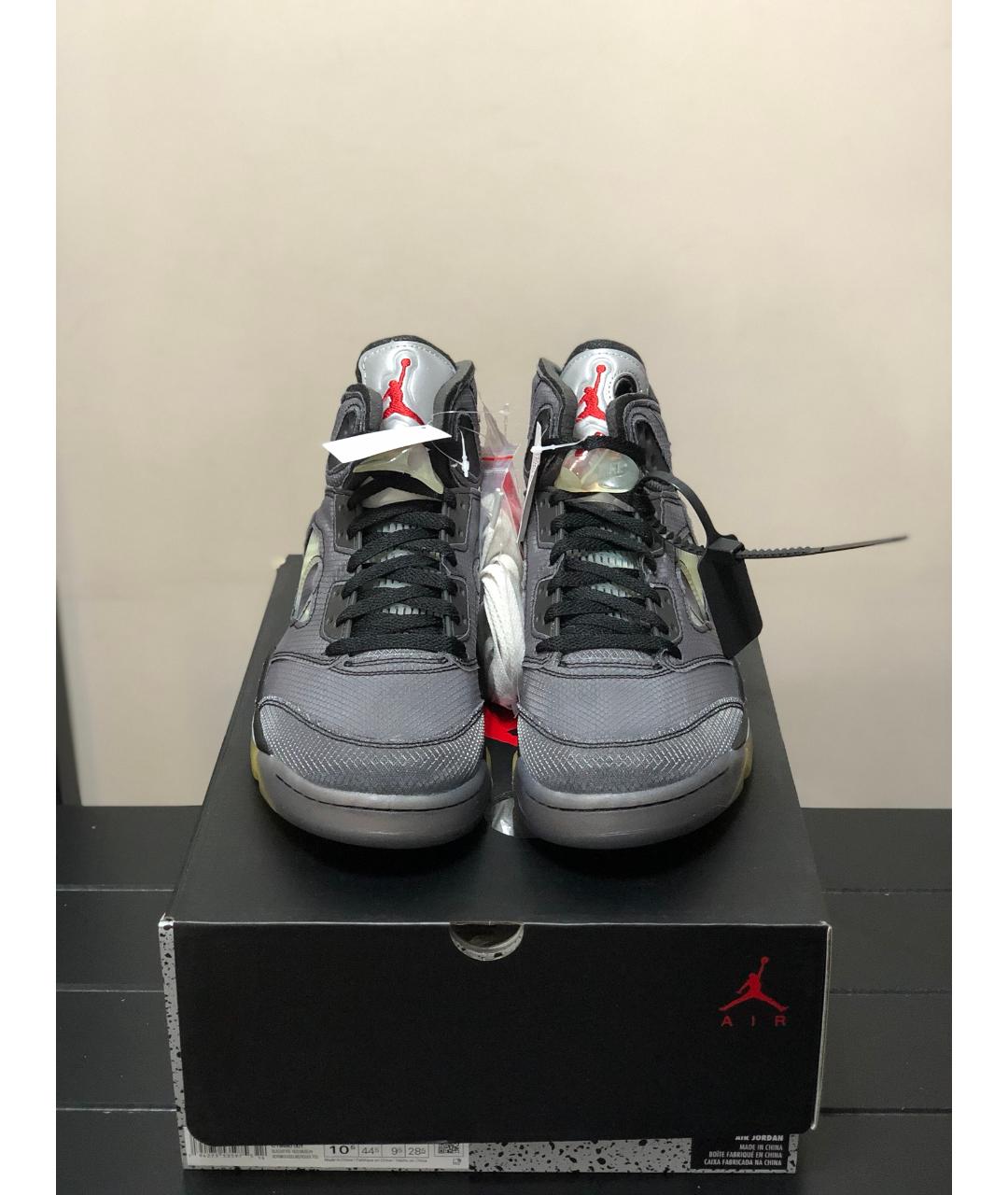 JORDAN Черные высокие кроссовки / кеды, фото 2