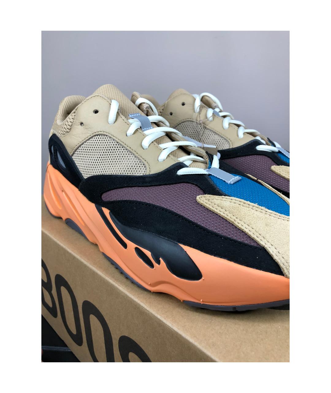 ADIDAS YEEZY Мульти замшевые низкие кроссовки / кеды, фото 6