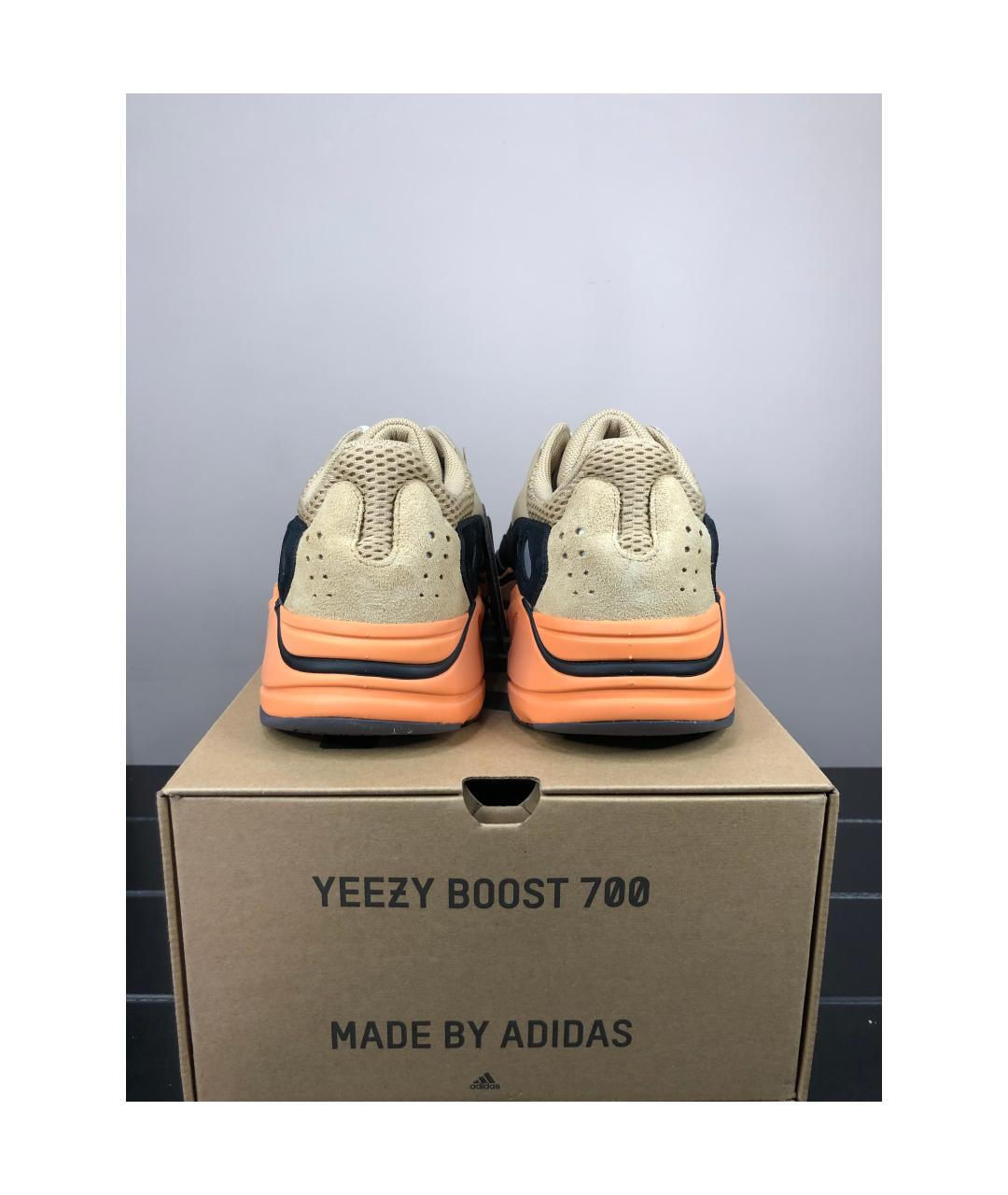 ADIDAS YEEZY Мульти замшевые низкие кроссовки / кеды, фото 4