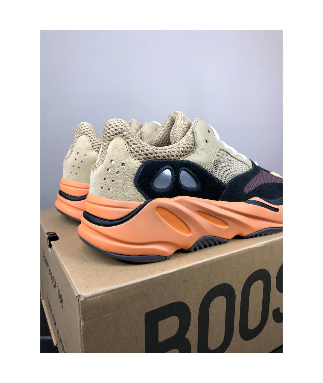ADIDAS YEEZY Мульти замшевые низкие кроссовки / кеды, фото 5
