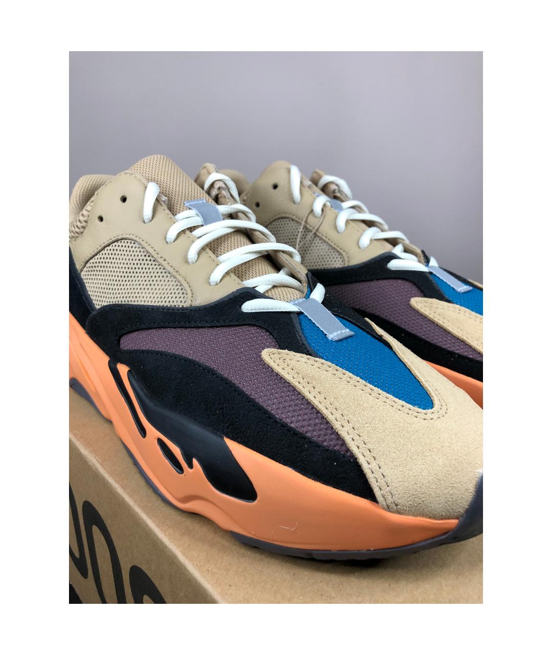 ADIDAS YEEZY Мульти замшевые низкие кроссовки / кеды, фото 6