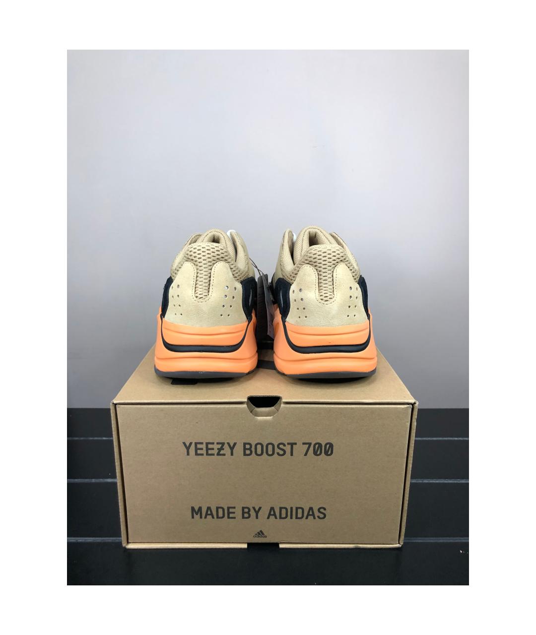 ADIDAS YEEZY Мульти замшевые низкие кроссовки / кеды, фото 4