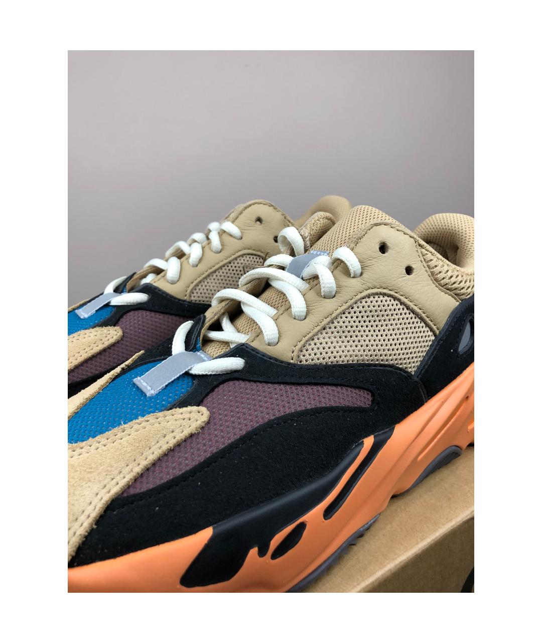ADIDAS YEEZY Мульти замшевые кроссовки, фото 6