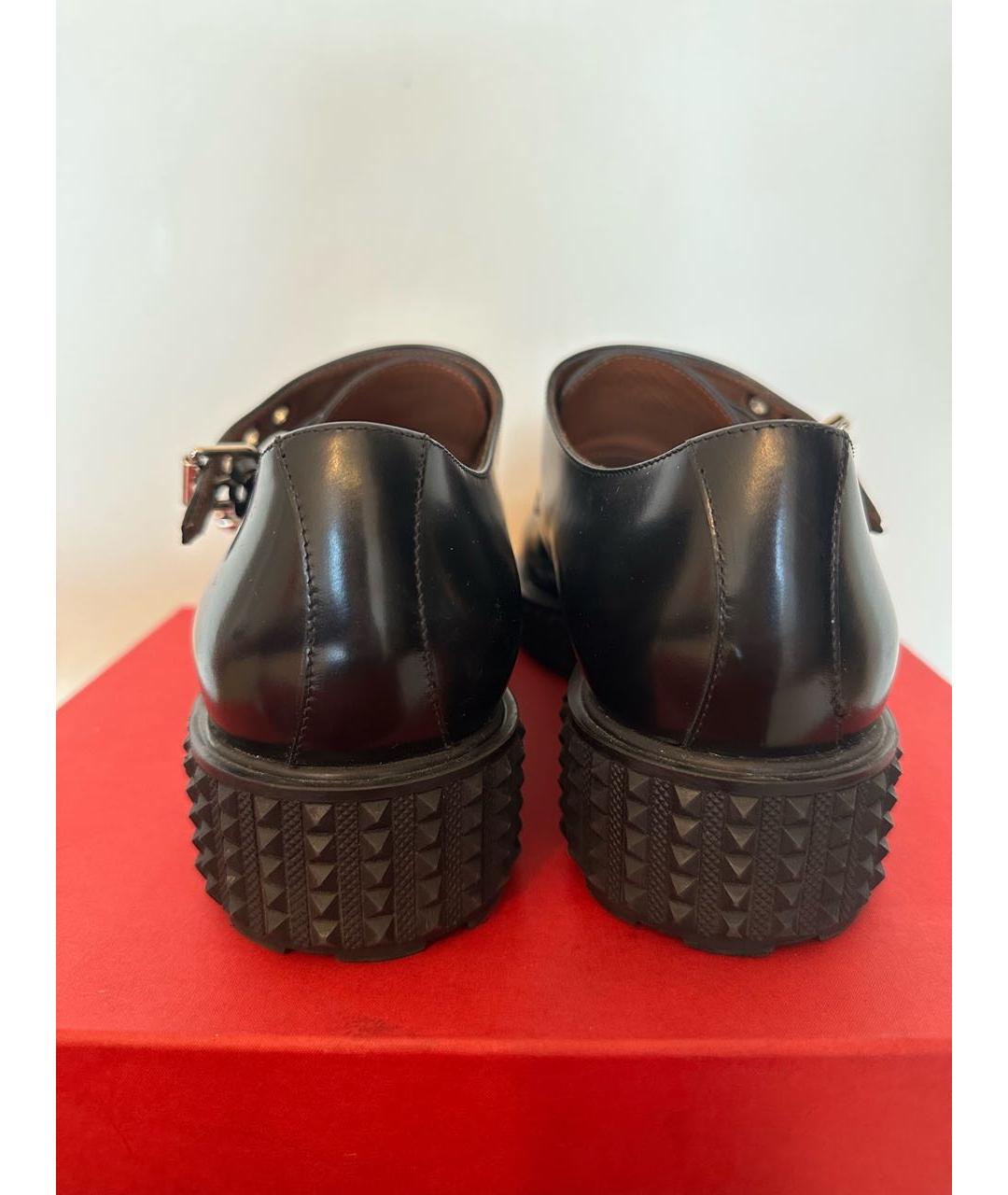 VALENTINO Черные ботинки из лакированной кожи, фото 4
