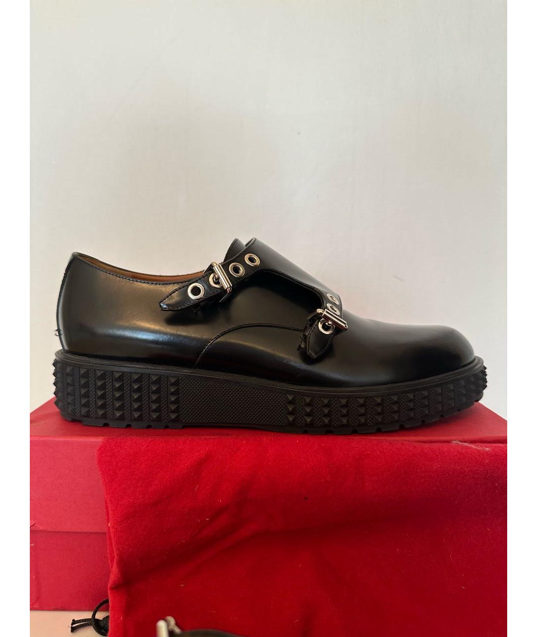 VALENTINO Черные ботинки из лакированной кожи, фото 7