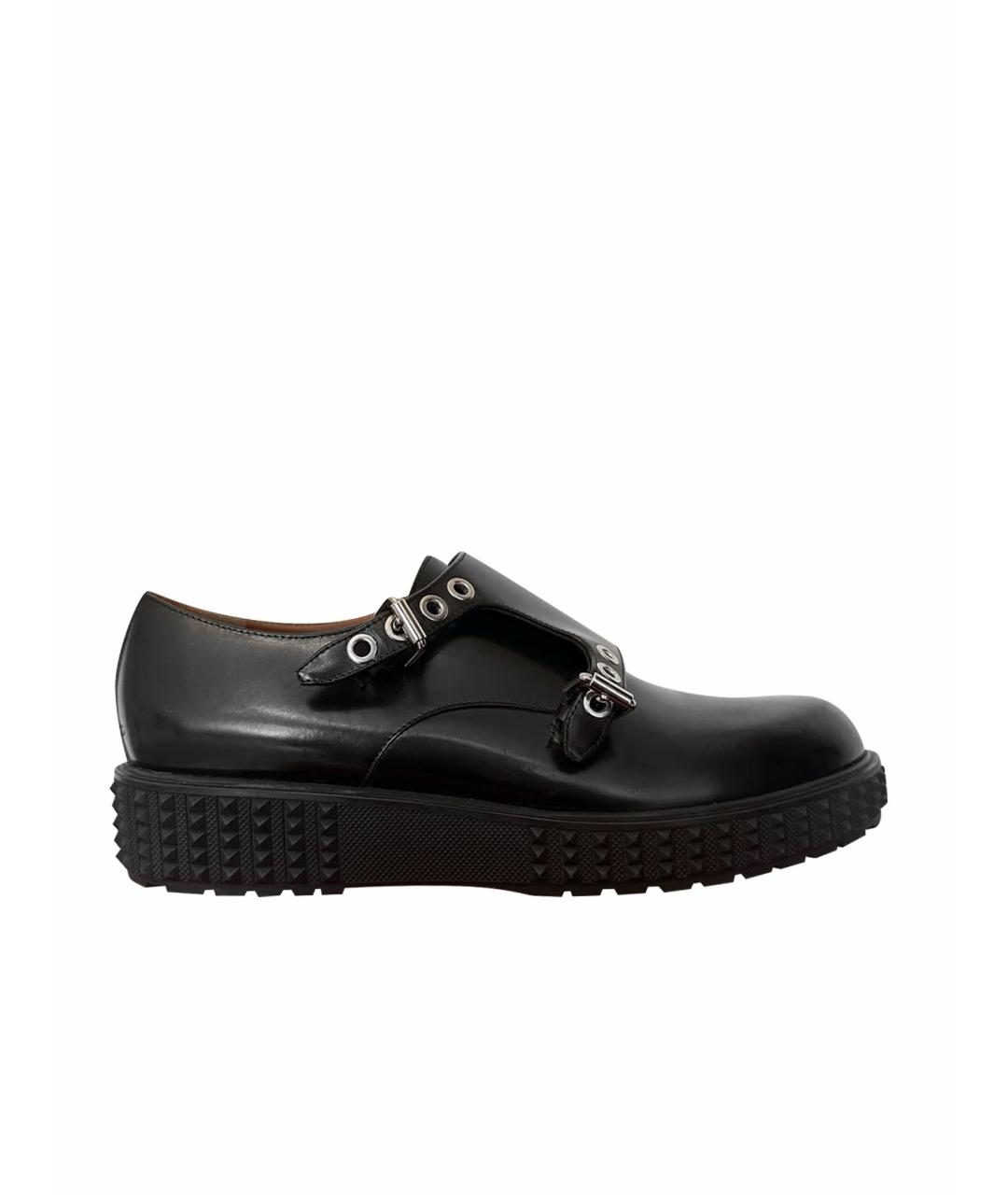 VALENTINO Черные ботинки из лакированной кожи, фото 1