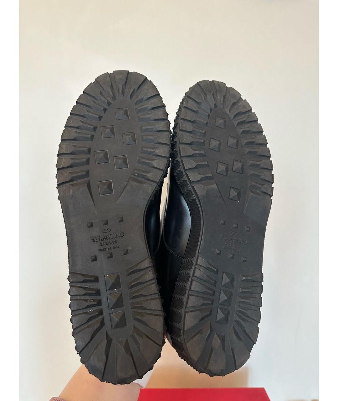 VALENTINO Черные ботинки из лакированной кожи, фото 5