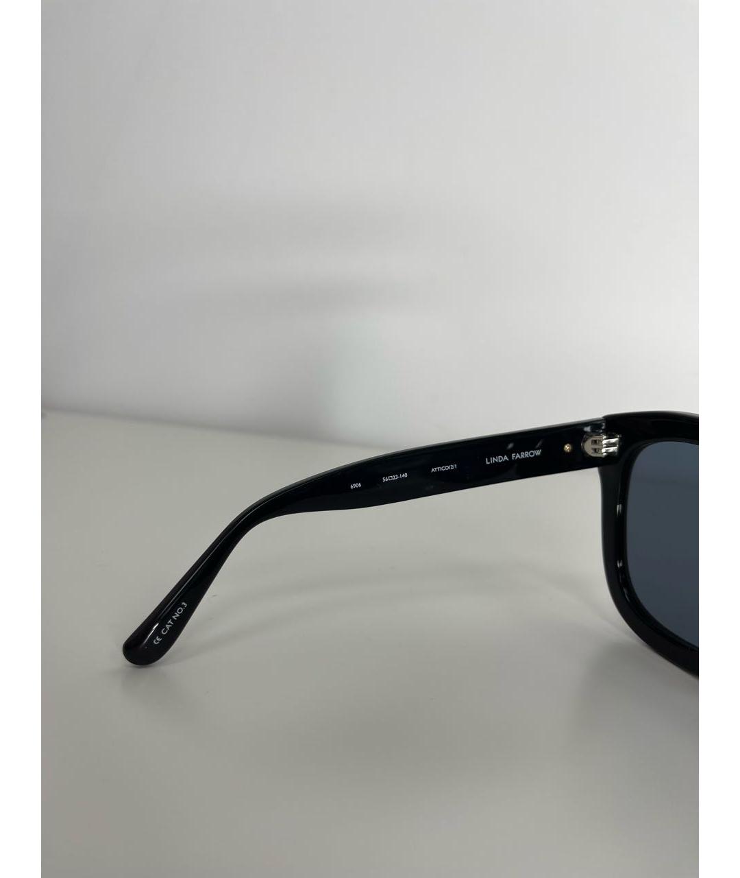 THE ATTICO Черные пластиковые солнцезащитные очки, фото 6