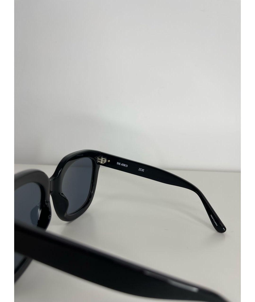 THE ATTICO Черные пластиковые солнцезащитные очки, фото 4