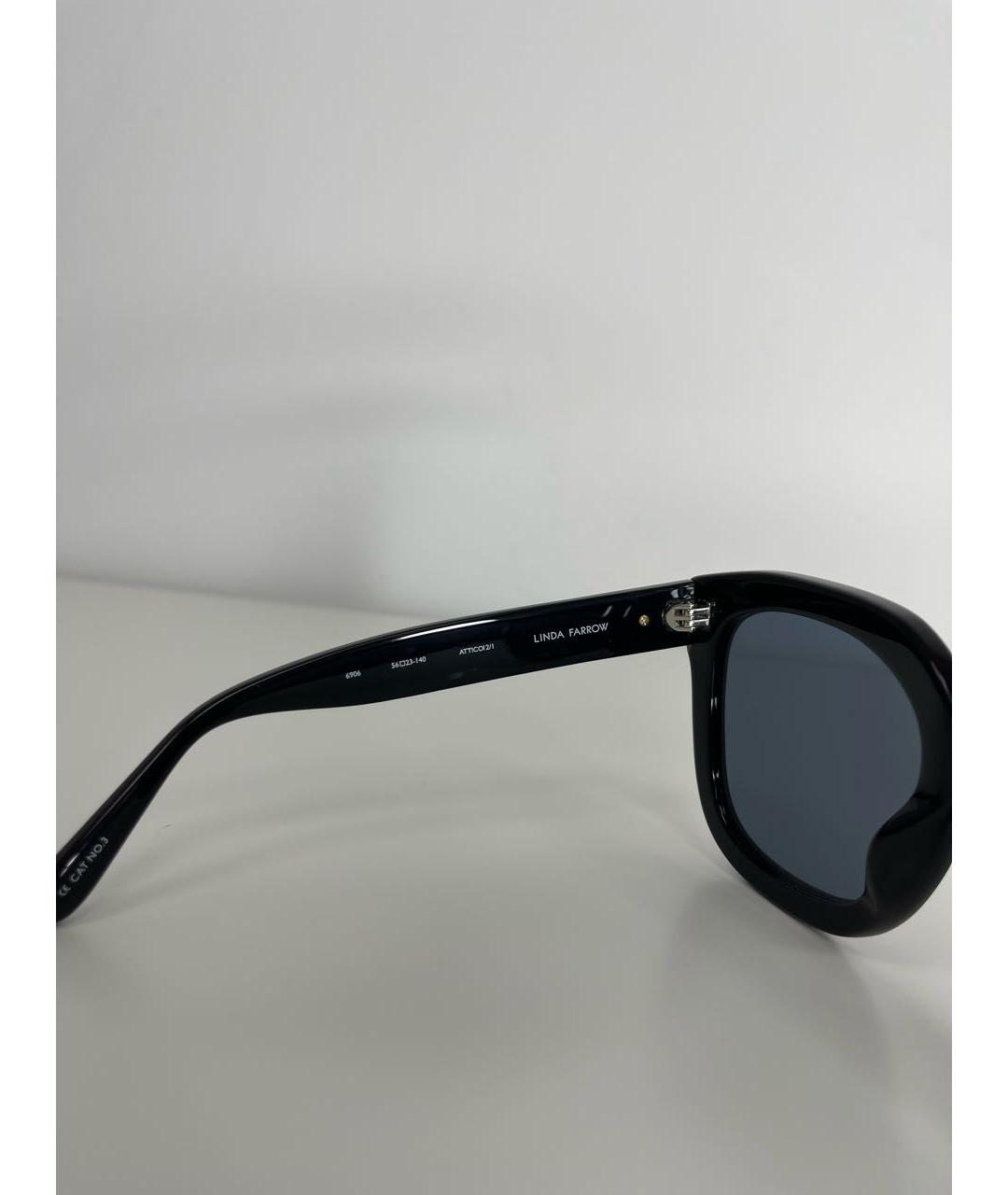 THE ATTICO Черные пластиковые солнцезащитные очки, фото 5