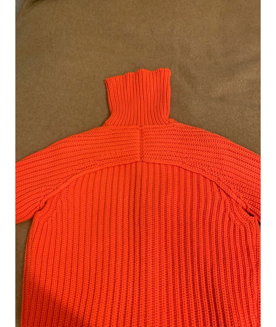 LOUIS VUITTON PRE-OWNED Оранжевый кашемировый джемпер / свитер, фото 6