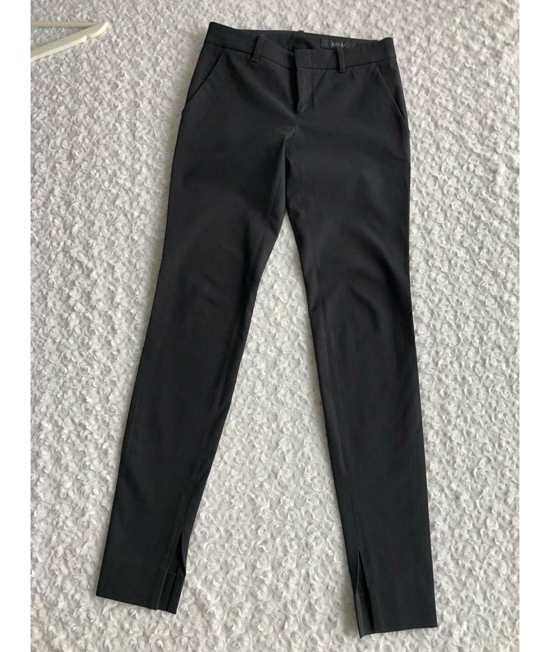 GUCCI Черные хлопко-эластановые брюки узкие, фото 9