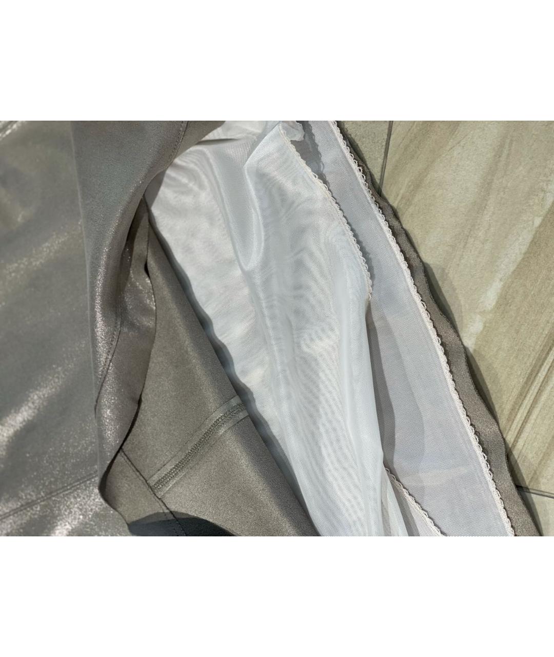 MARC CAIN Бежевая полиэстеровая юбка мини, фото 3