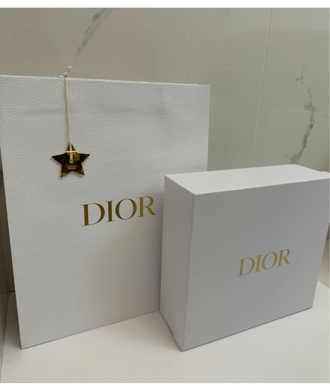 CHRISTIAN DIOR Бежевая кожаная сумка через плечо, фото 5