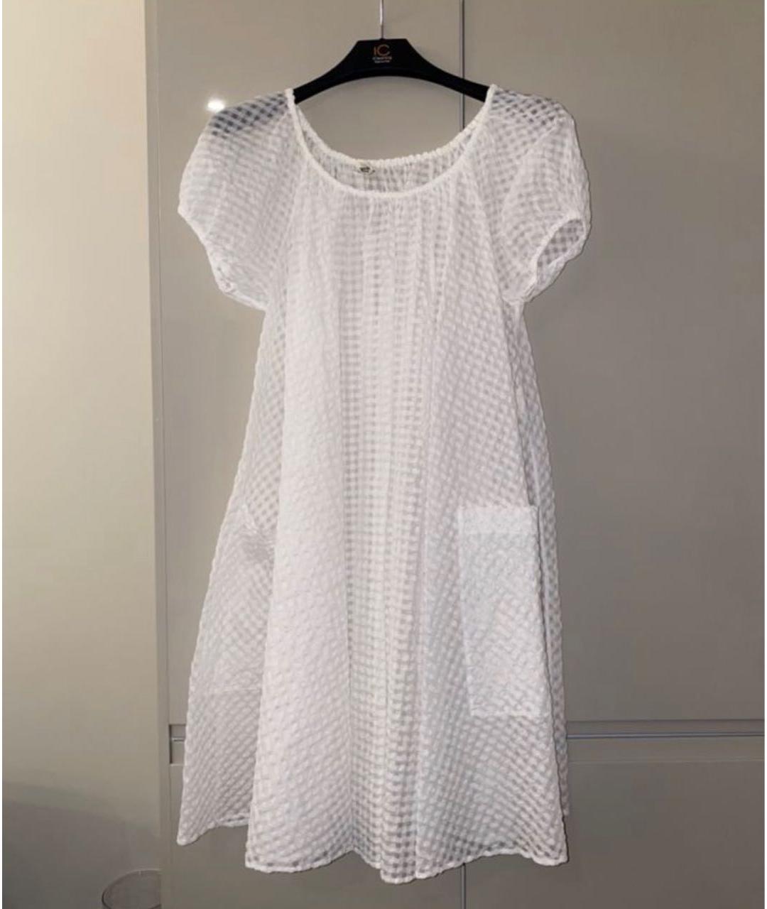 HERMES Белое полиамидовое платье, фото 6