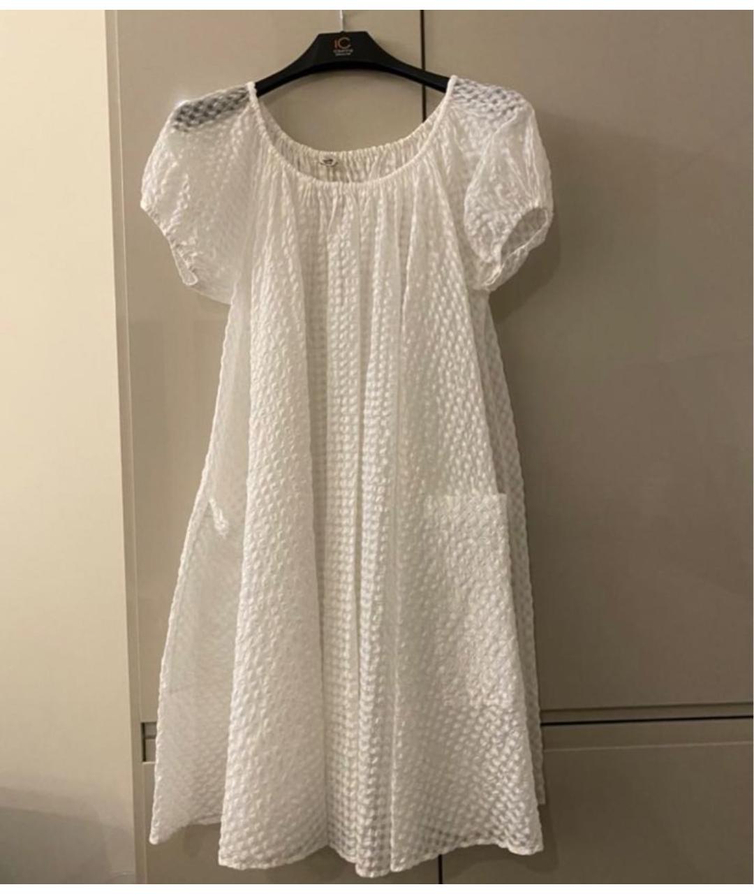 HERMES Белое полиамидовое платье, фото 2