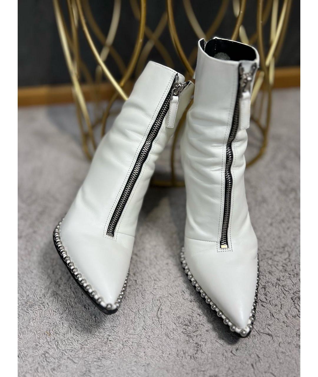 ALEXANDER WANG Кожаные ботильоны, фото 5