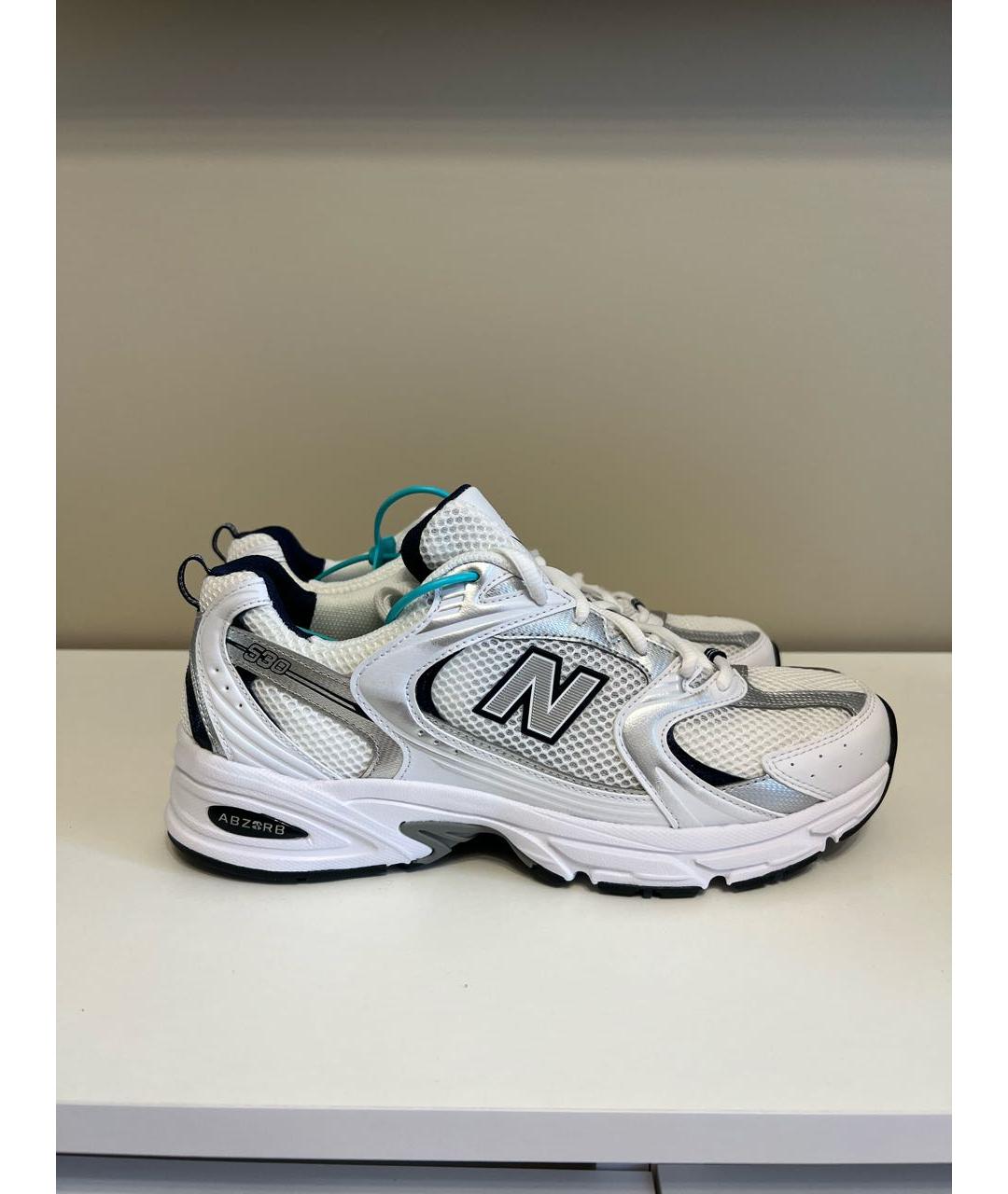 NEW BALANCE Белые низкие кроссовки / кеды, фото 3