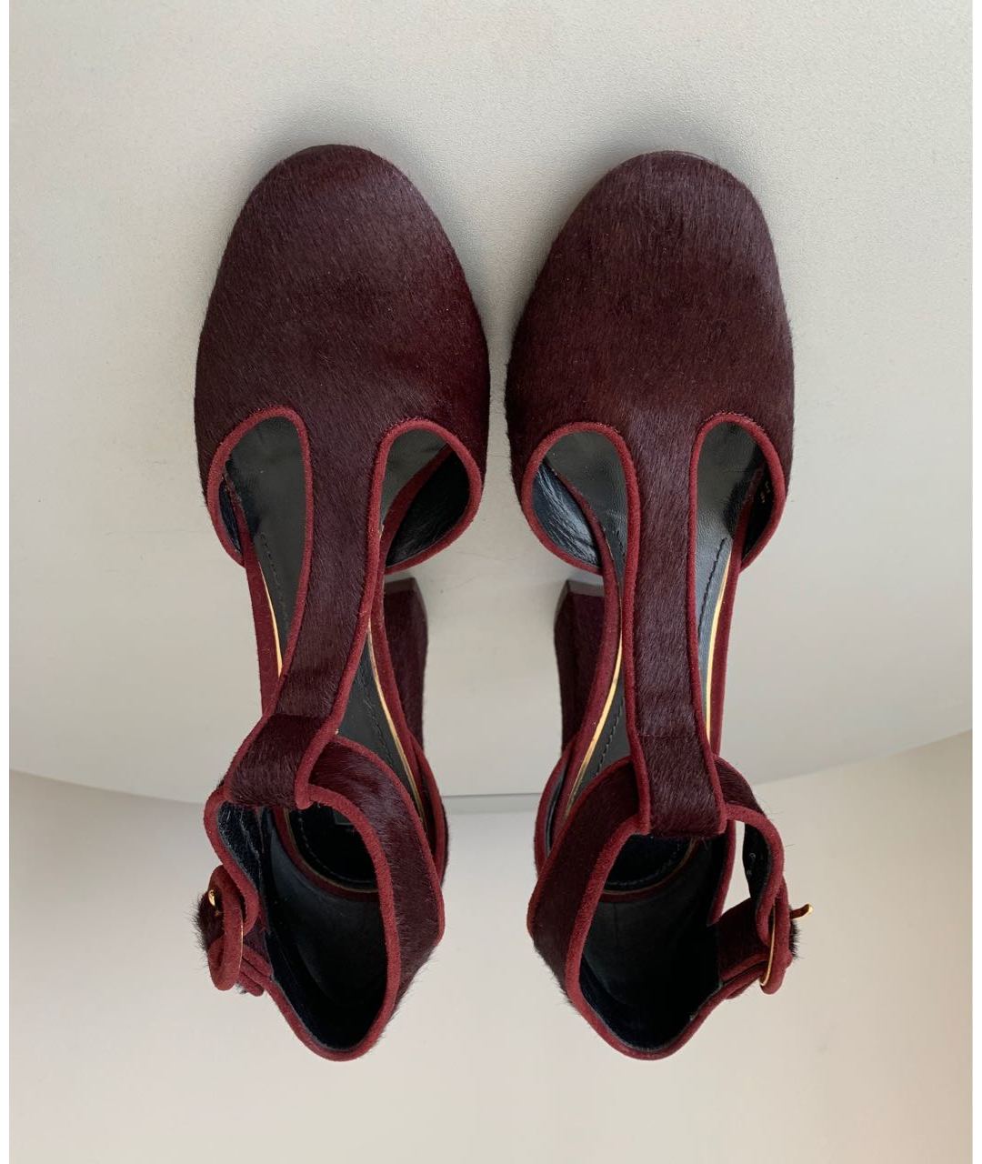 DOLCE&GABBANA Бордовые туфли из экзотической кожи, фото 3