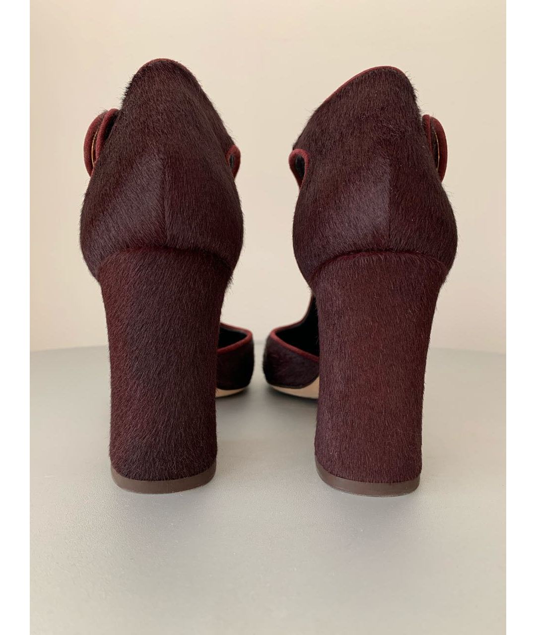 DOLCE&GABBANA Бордовые туфли из экзотической кожи, фото 4
