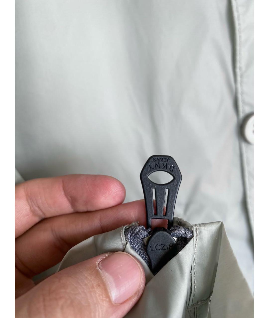 DKNY Серая полиамидовая куртка, фото 7
