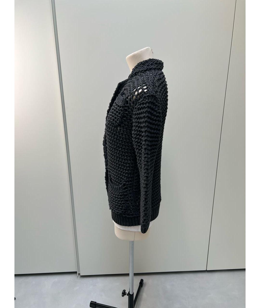 BRUNELLO CUCINELLI Антрацитовый кардиган, фото 4