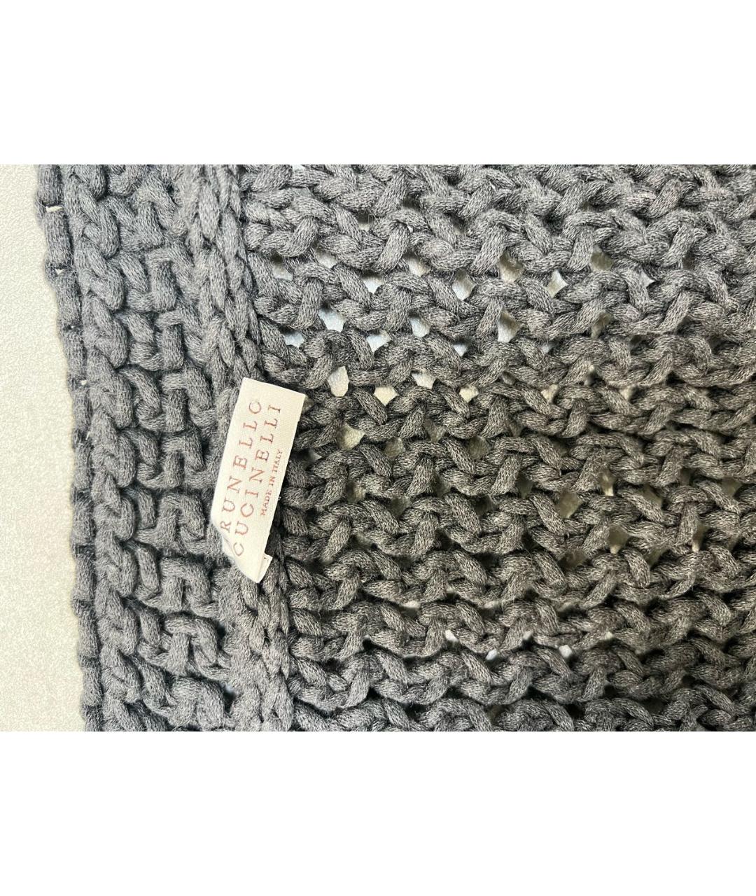 BRUNELLO CUCINELLI Антрацитовый кардиган, фото 5