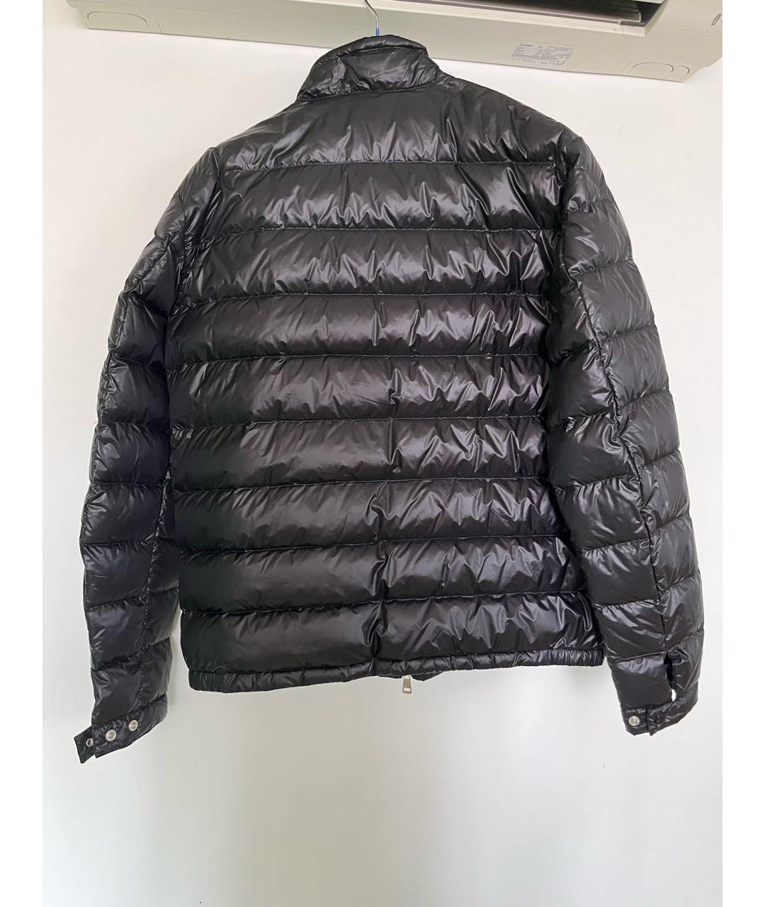 MONCLER Черная полиамидовая куртка, фото 2