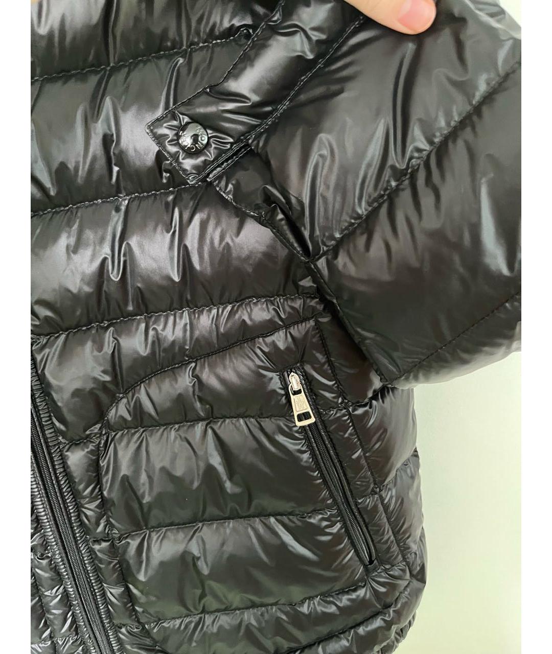 MONCLER Черная полиамидовая куртка, фото 5