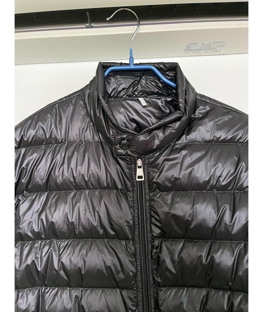 MONCLER Черная полиамидовая куртка, фото 3