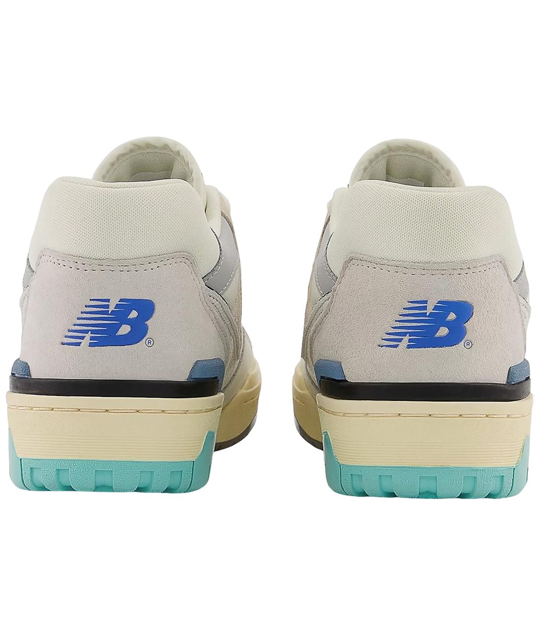 NEW BALANCE Бежевые кожаные кроссовки, фото 4