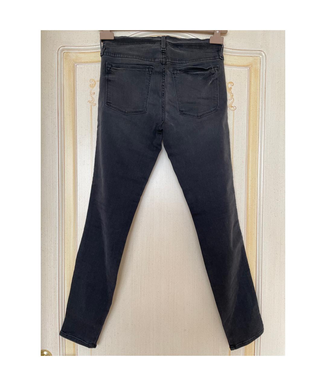 FRAME Серые хлопко-эластановые джинсы слим, фото 2