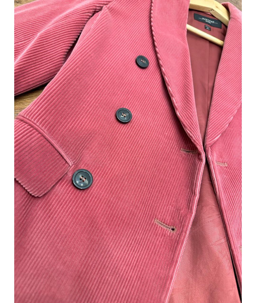 WEEKEND MAX MARA Розовый велюровый жакет/пиджак, фото 2