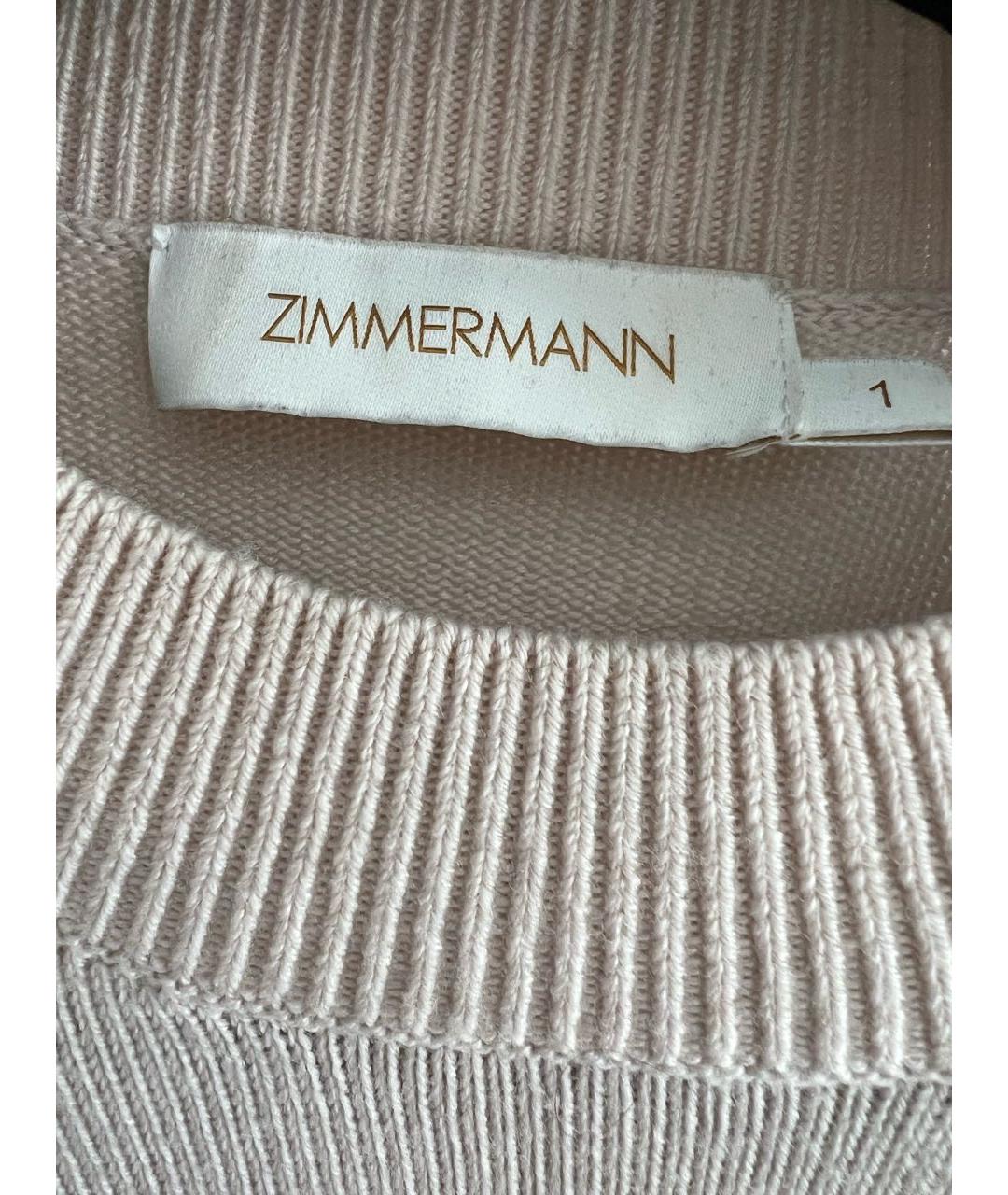ZIMMERMANN Голубой хлопковый джемпер / свитер, фото 3